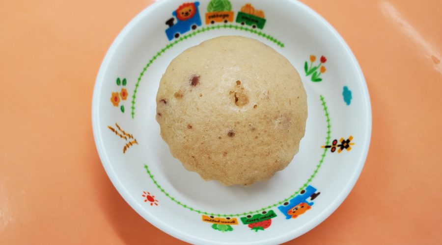 小豆蒸しパン ぬくもりのおうち保育給食レシピ集